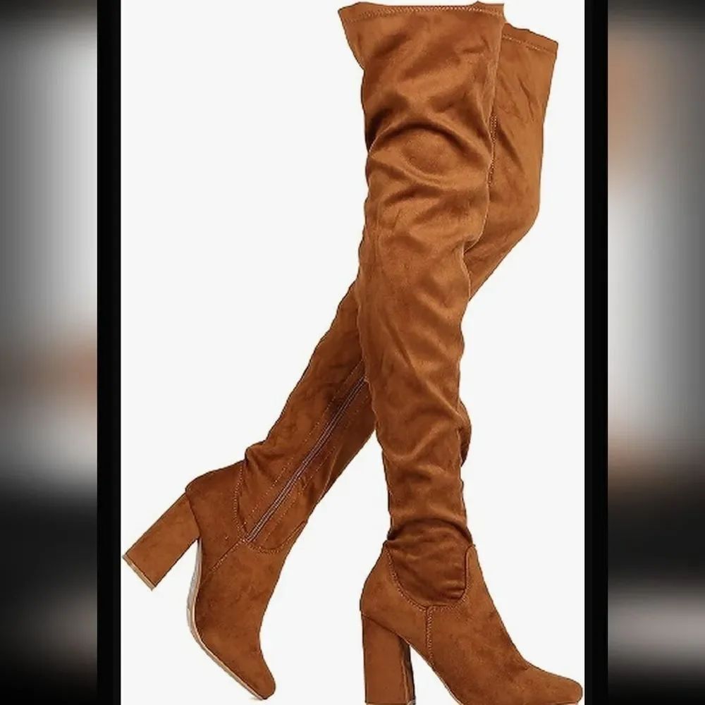 BRAND NEW SONHODOSPES KNEE LENGTH ZIPPER CLOSURE WOMEN'S BOOT
